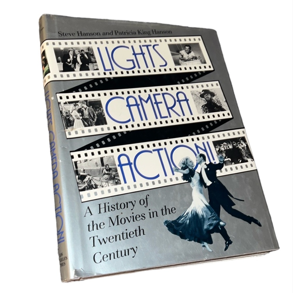 LIGHTS CAMERA ACTION A HISTORY OF THE MOVIES IN THE TWENTIETH CENTURY VTG BOOK